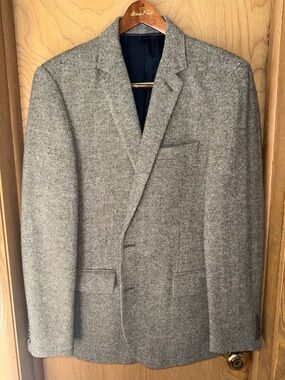 J. Crew Moon Tweed Herringbone Sport Coat Blazer